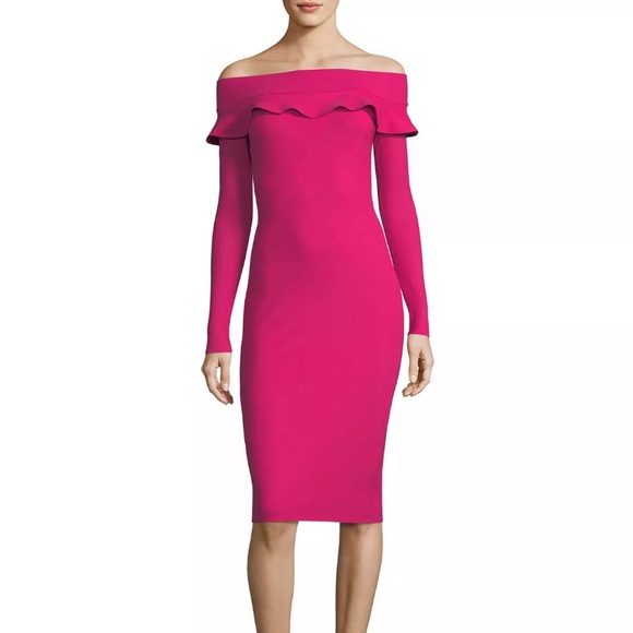 chiara boni pink dress
